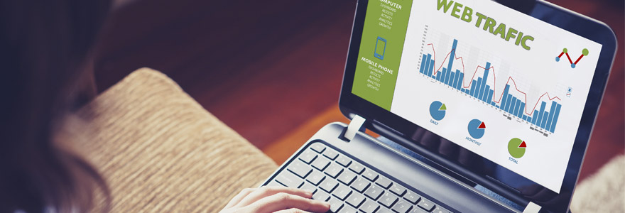 trafic sur un site web